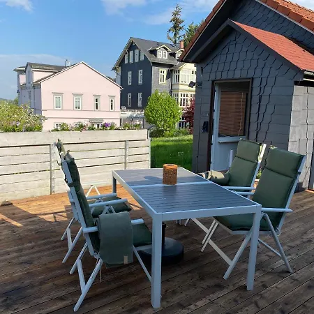 Ferienhaeuschen Gartenblick Friedrichroda Exterior photo